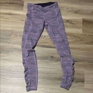 Lululemon Purple Patterned long Leggings